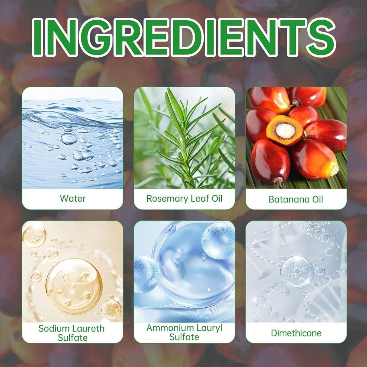 BATANA OIL SHAMPOO with Rosemary Extract 400 ml Pack of 2